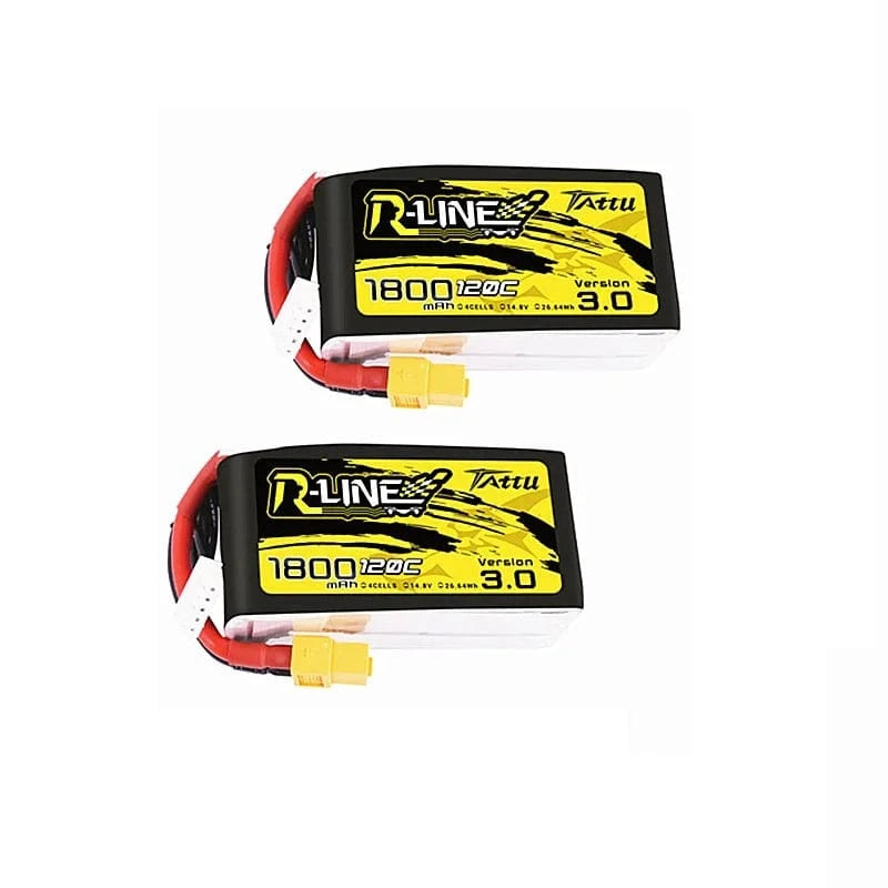 BLACKCELL R-1800 V3 – 14.8V 1800mAh 4S 120C Tactical LiPo Battery (XT60)