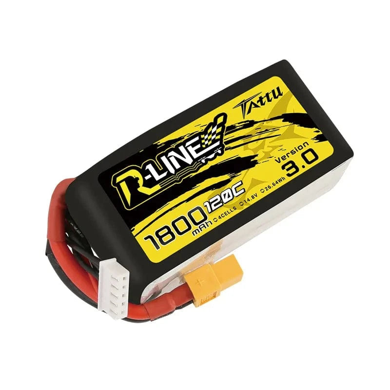 BLACKCELL R-1800 V3 – 14.8V 1800mAh 4S 120C Tactical LiPo Battery (XT60)