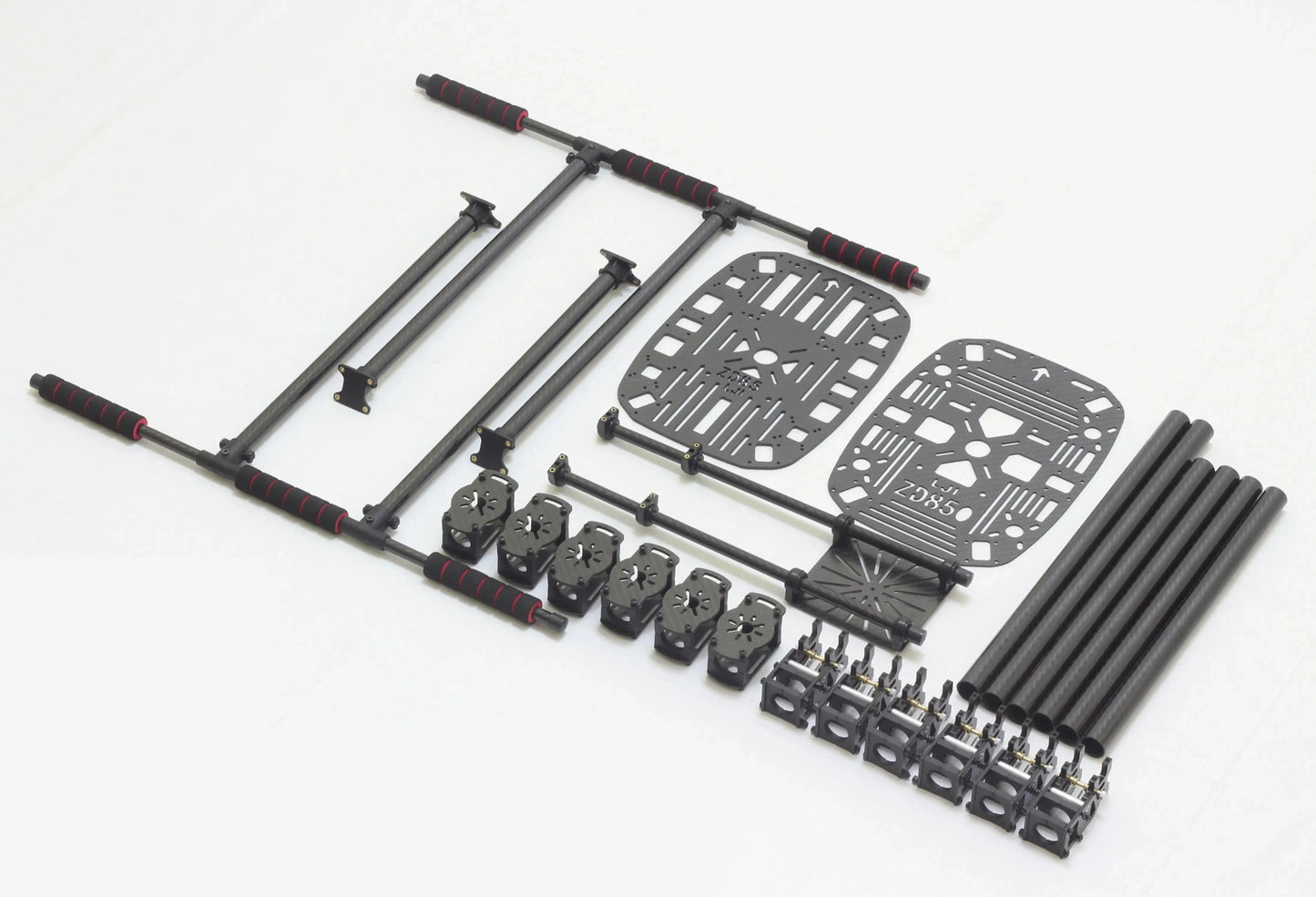 HEXCORE ZD850 FRAME – Full Carbon Fiber 850MM Hexacopter Chassis with Foldable Arms
