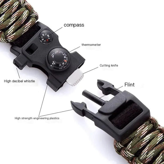 STRIKECORD V2 – Tactical Paracord Bracelet with Multitool