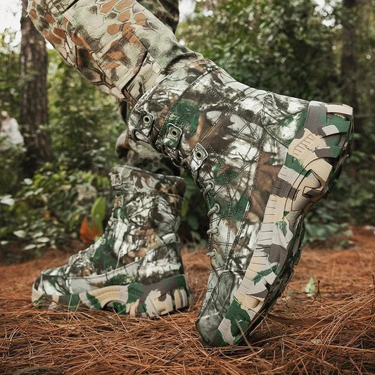 WARPATH X7 – Waterproof Tactical Boots, Zip-Up Combat Design, Desert-Grade Soles