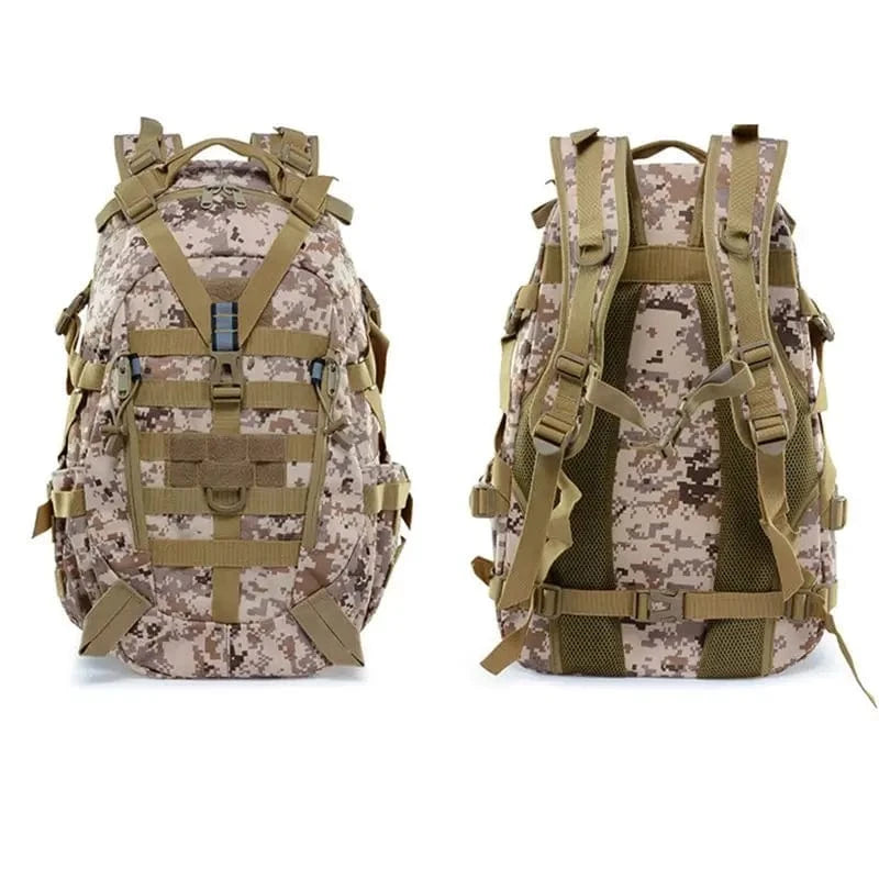 RUIN HAWK 45L Tactical Bergen – Military MOLLE Backpack for Field Ops & Survival