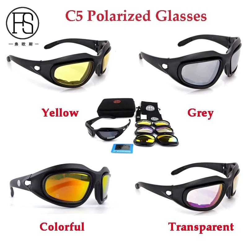 X7-R FALCON EYE™ – Tactical Ballistic Eyewear Kit with Multi-Lens System