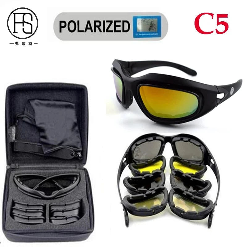 X7-R FALCON EYE™ – Tactical Ballistic Eyewear Kit with Multi-Lens System