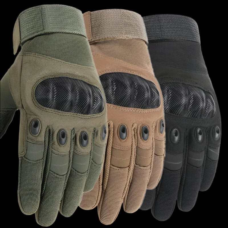REACTOR Z5 – Hard-Knuckle Tactical Gloves, Full-Finger, Touchscreen, Moto-Ready