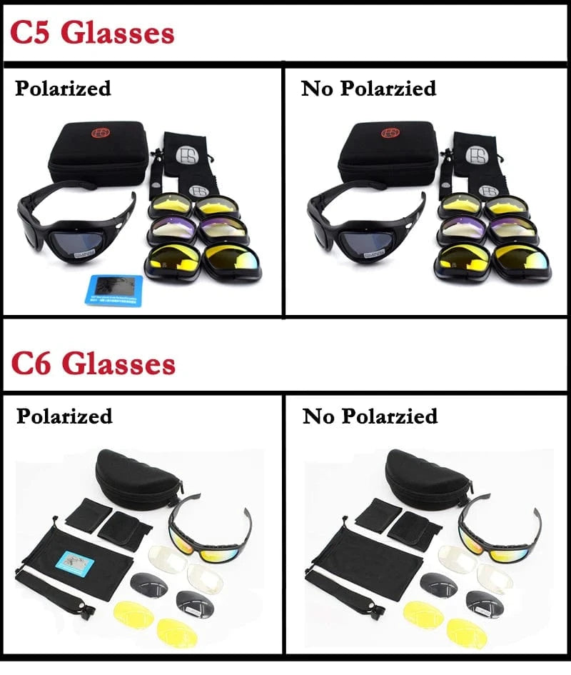 X7-R FALCON EYE™ – Tactical Ballistic Eyewear Kit with Multi-Lens System