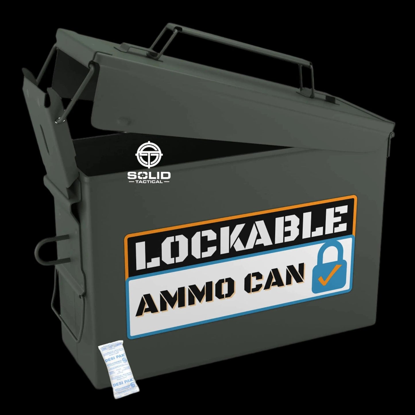 30 CAL M19A1 AMMO CAN – Solid Steel Tactical Storage Box with Waterproof Seal