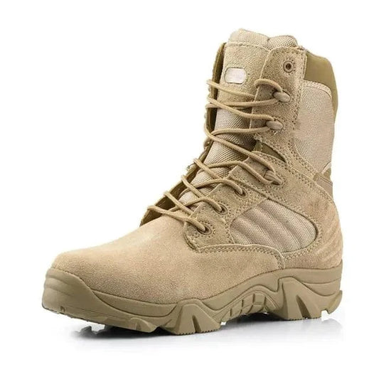 DUSTWALKER T9 – Desert Tactical Combat Boots, Lightweight Mesh Body, Anti-Slip Sole