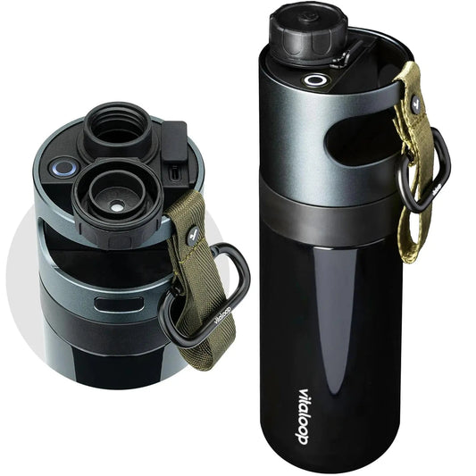 HYDRAFLOW V1 – Automatic Water Filtration Bottle