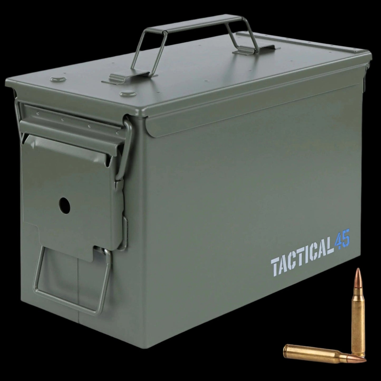 TACTICAL45 M2A2 – 50 Cal Army Green Ammo Can