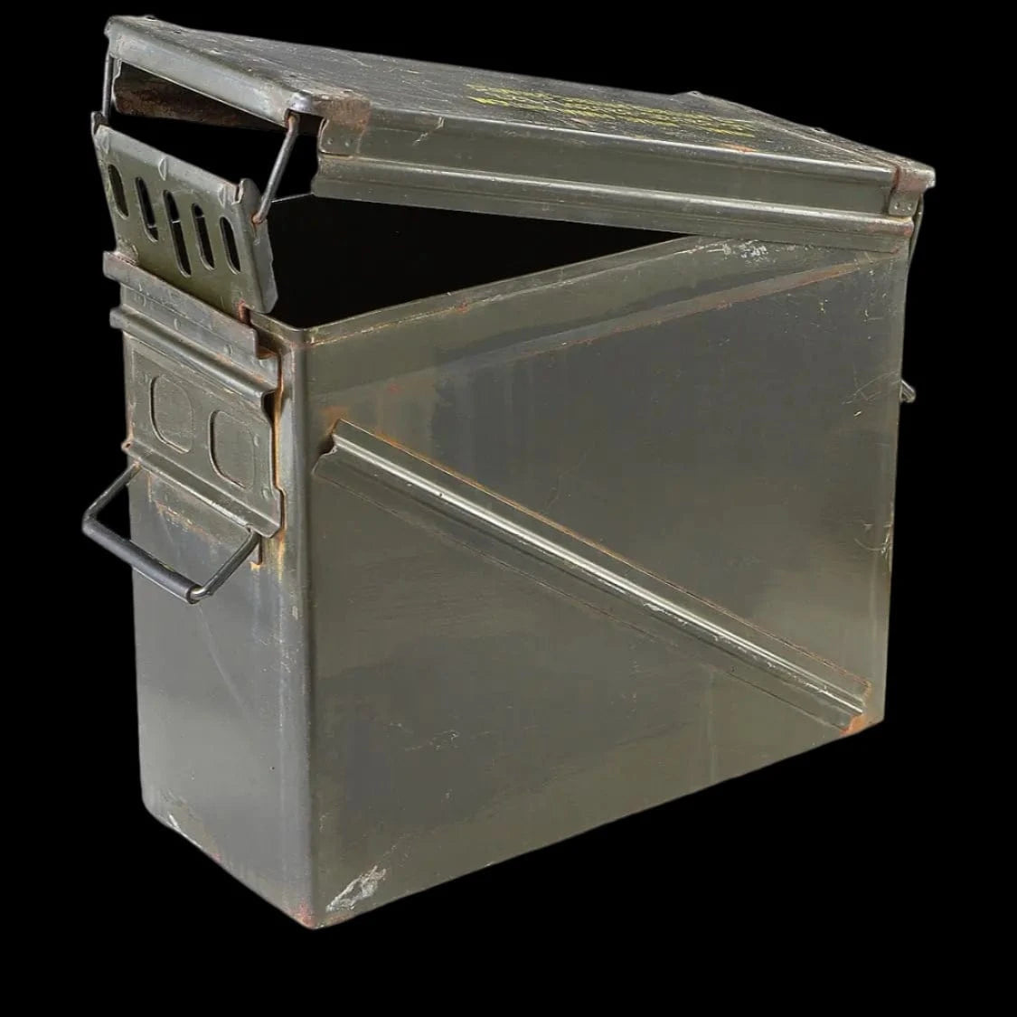 M548 20MM AMMO CAN – U.S. Military Surplus Steel Box, Waterproof, Heavy-Duty, Used Grade