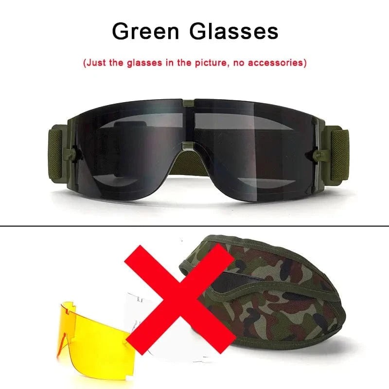 STRIKE X800 – Tactical Windproof Eyewear for Field, Recon, and Outdoor Ops