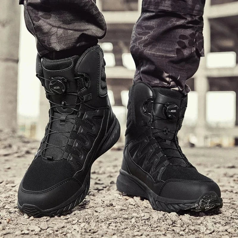 RAIDCORE V6 – Tactical Ankle Boots, Zip-Up, Waterproof, Desert-Ready Combat Sole
