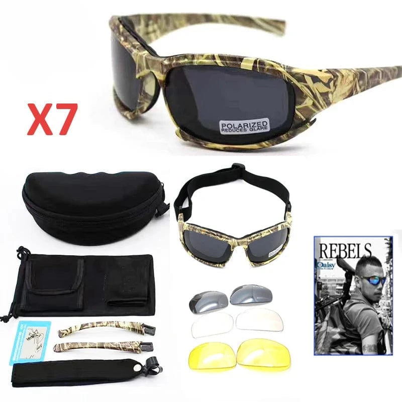 X7-R FALCON EYE™ – Tactical Ballistic Eyewear Kit with Multi-Lens System
