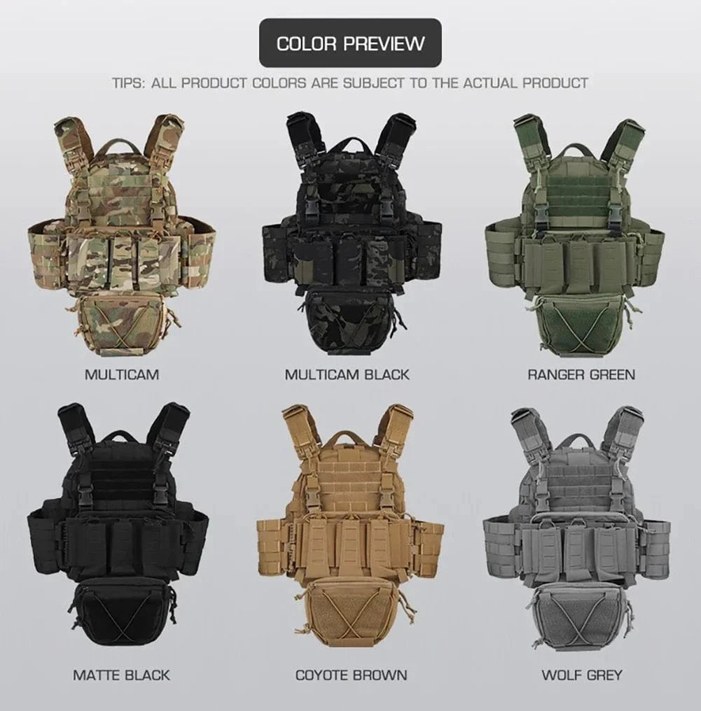REAPER ARC VEST – Quick-Release Tactical Carrier w/ Mag Pouches & Drop Bag