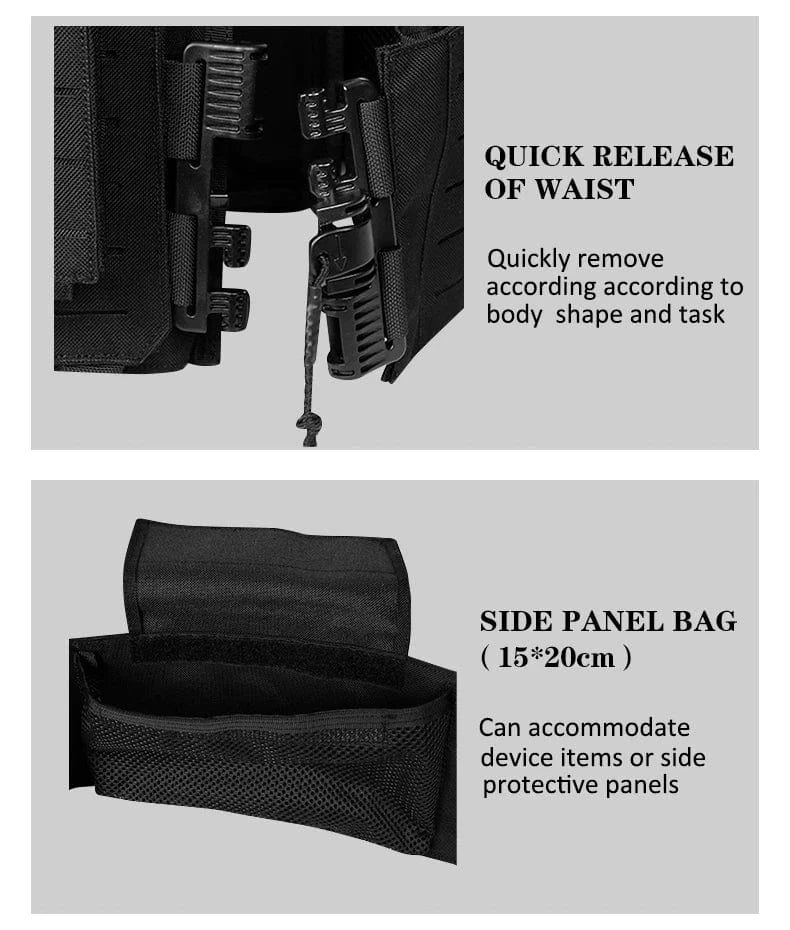 RAPTORCORE V1 Quick-Release Plate Carrier – Modular Tactical Vest
