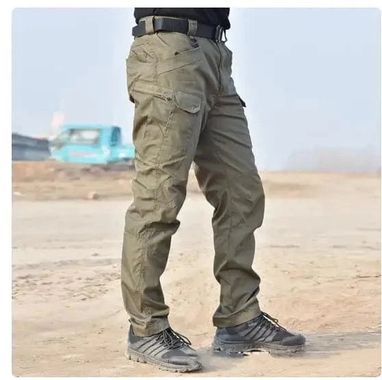 IRONFLEX SWAT COMBAT JOGGERS – Waterproof Tactical Cargo Pants with Elastic Waist