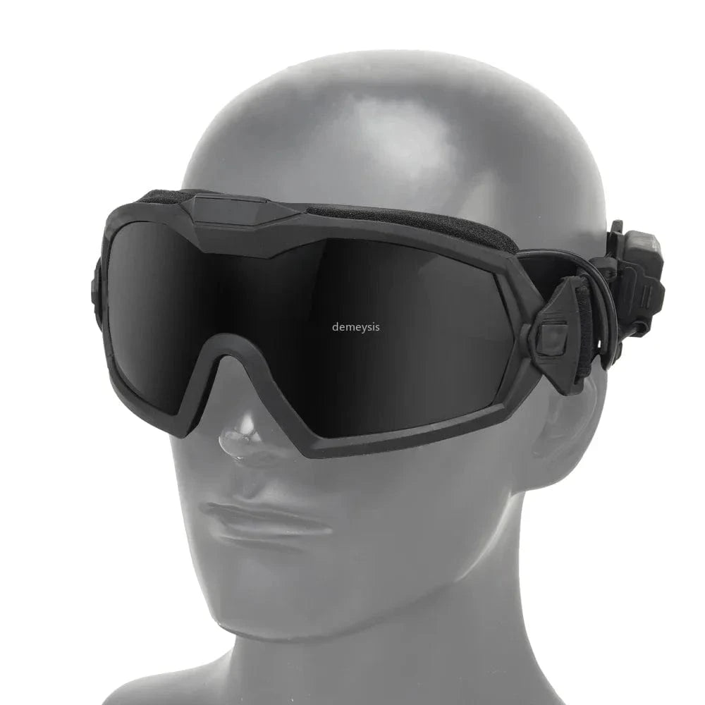 WHIRLWIND V92 – Tactical Anti-Fog Goggles with Integrated Micro Fan & Dual-Lens System