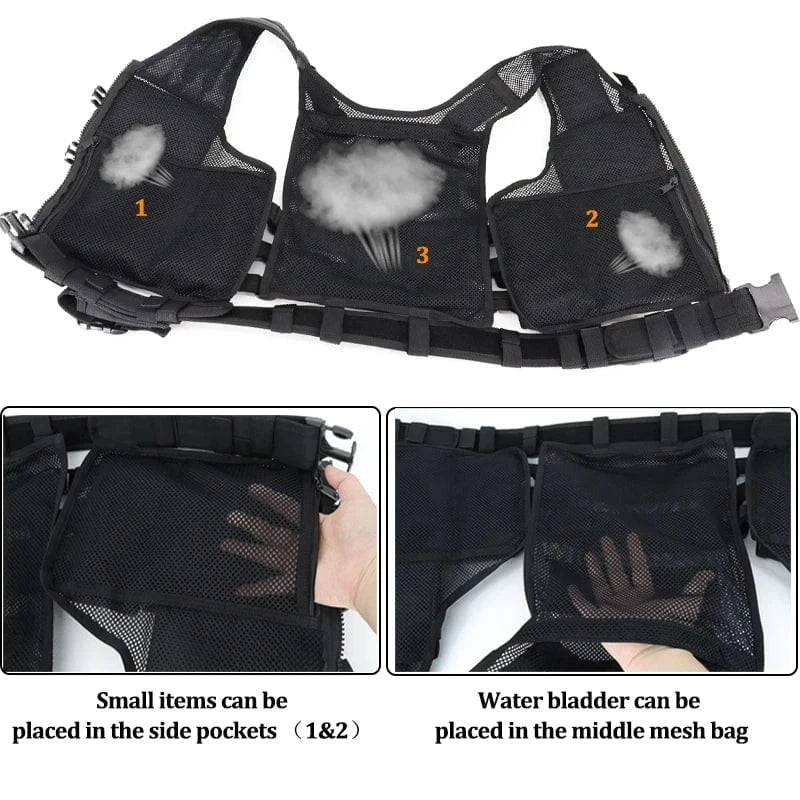STRIKECORE MESH VEST – Ultra-Breathable Tactical Carrier for Summer Ops