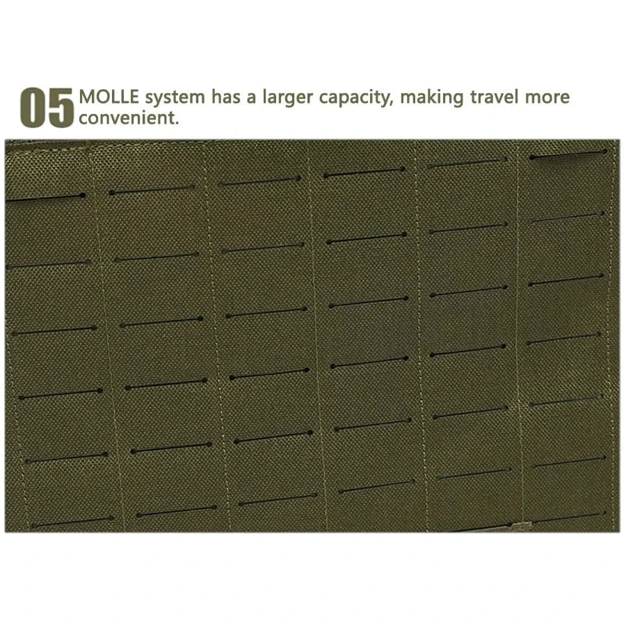 IRONFIELD V5 MOLLE CARRIER – Quick Release Vest, 1000D Waterproof Shell