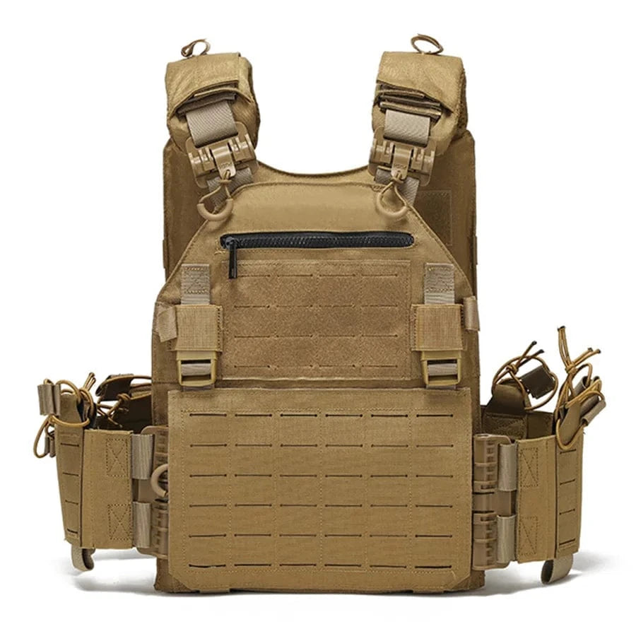 IRONFIELD V5 MOLLE CARRIER – Quick Release Vest, 1000D Waterproof Shell
