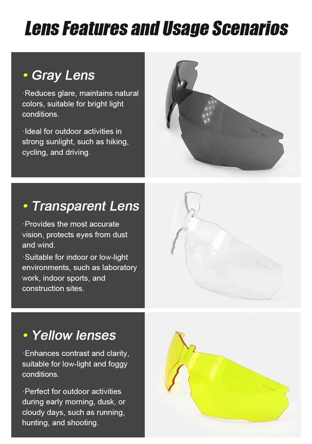 ECHO-SHIELD M504 – Trilens Tactical Ballistic Goggles
