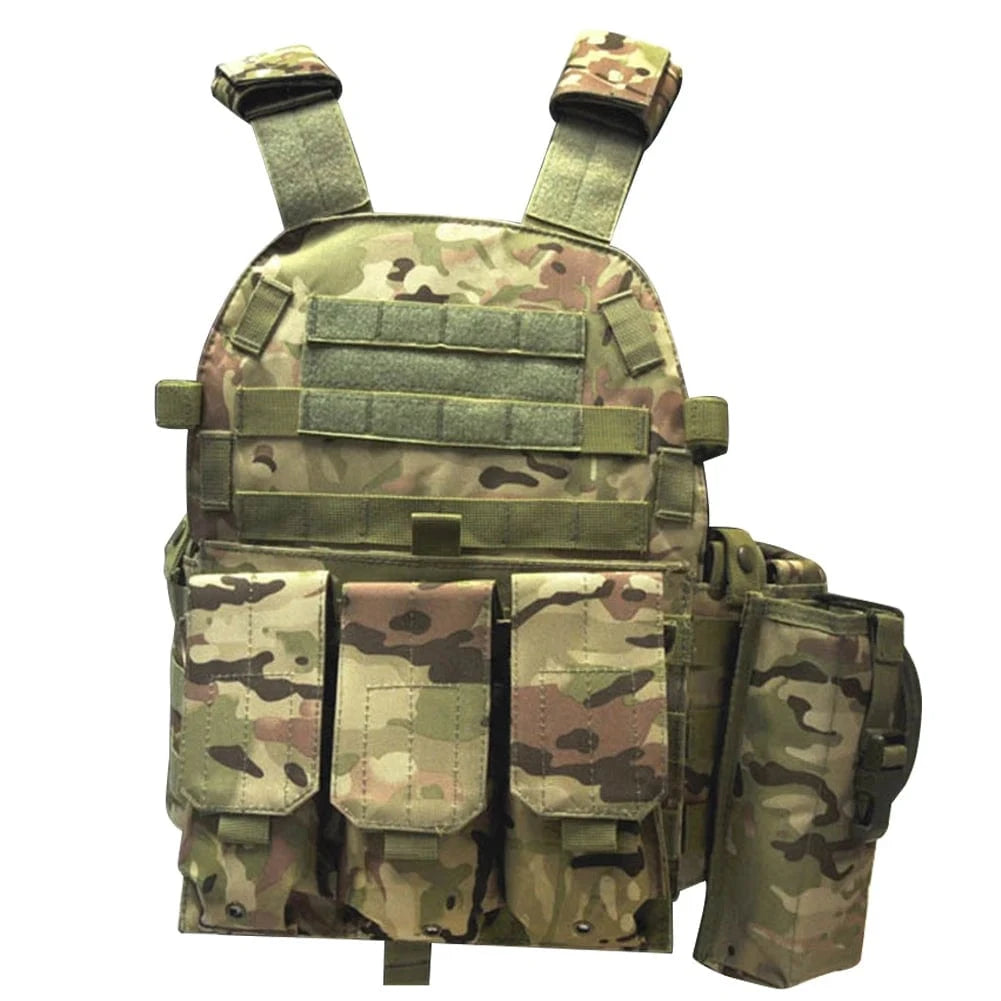 STRIKEWRAITH V2 – 600D MOLLE Tactical Vest, Adjustable Plate Carrier, Ops-Ready Loadout Rig