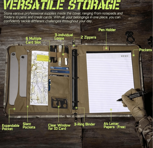 NOMAD FIELDLOG MKI – Tactical Map & Notebook Storage Pouch