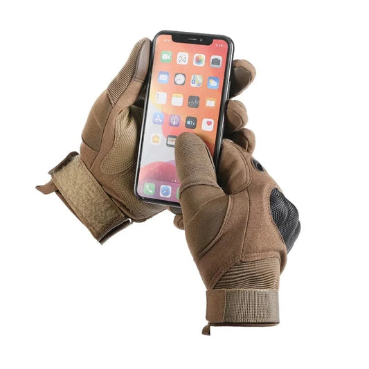 REACTOR Z5 – Hard-Knuckle Tactical Gloves, Full-Finger, Touchscreen, Moto-Ready