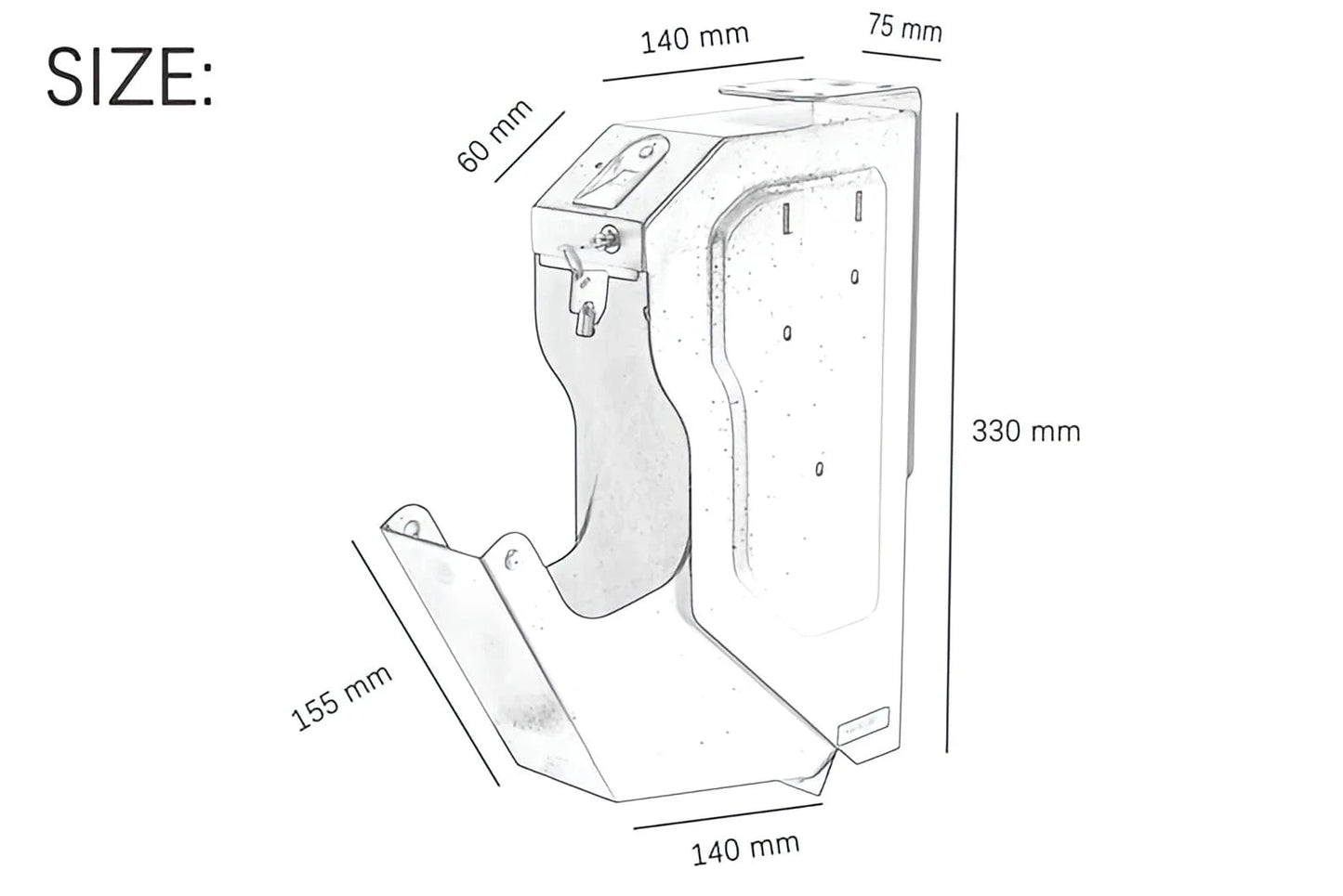 BLACKVAULT SIGMA Biometric Pistol Safe – Fingerprint + Password Lockbox