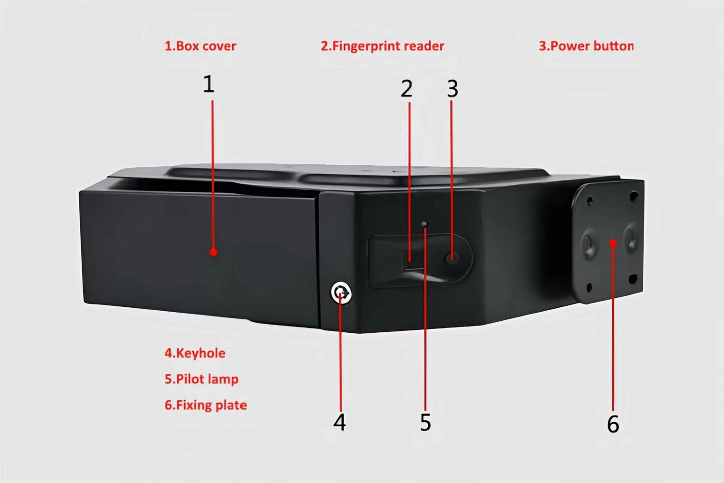 BLACKVAULT SIGMA Biometric Pistol Safe – Fingerprint + Password Lockbox