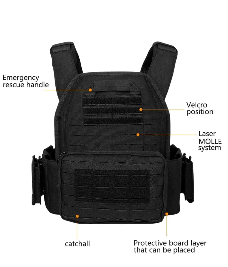 RAPTORCORE V1 Quick-Release Plate Carrier – Modular Tactical Vest