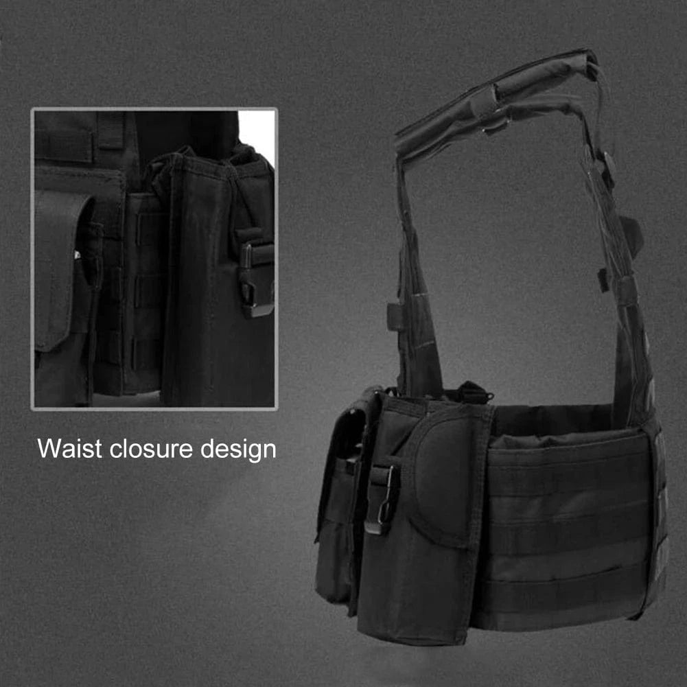 STRIKEWRAITH V2 – 600D MOLLE Tactical Vest, Adjustable Plate Carrier, Ops-Ready Loadout Rig