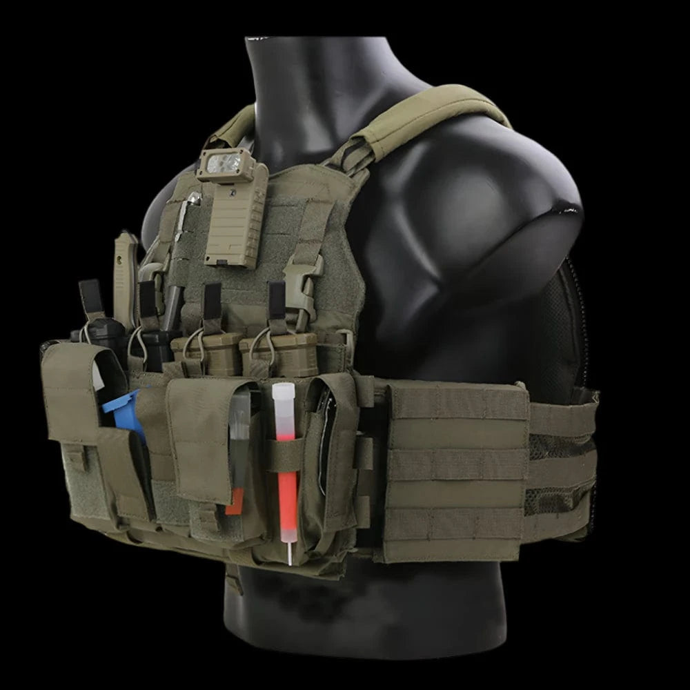 EMERSONGEAR Tactical MF Gen IV Chest Rig – 500D Nylon Placard Mag Carrier