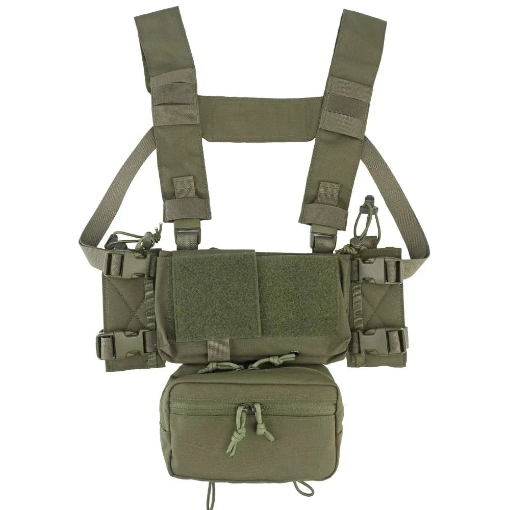 MK4 MICRO CHEST RIG – Modular Tactical Harness | 500D Nylon | YKK | Multicam Variants