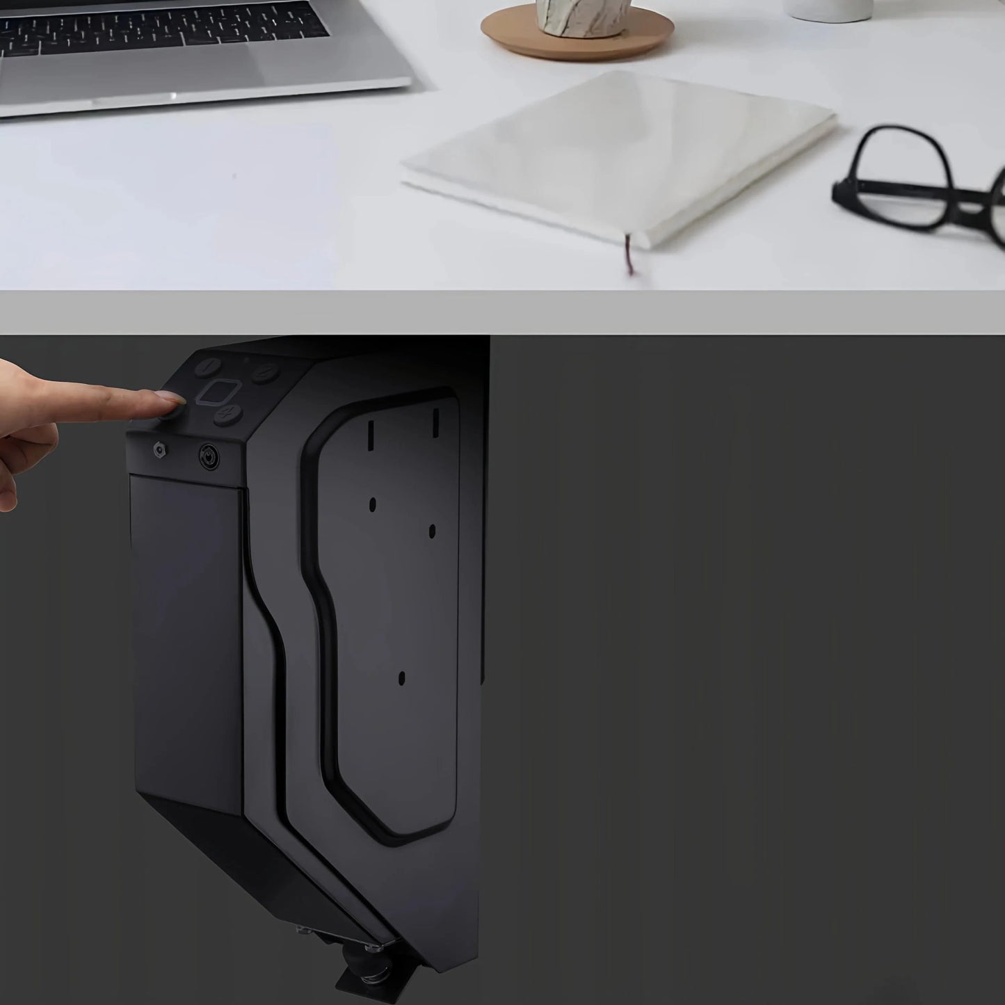 BLACKVAULT SIGMA Biometric Pistol Safe – Fingerprint + Password Lockbox