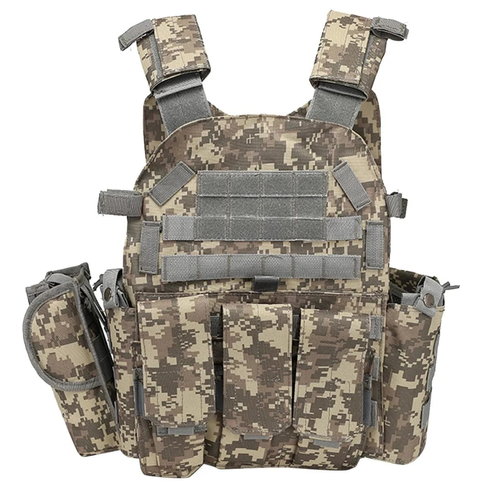 STRIKEWRAITH V2 – 600D MOLLE Tactical Vest, Adjustable Plate Carrier, Ops-Ready Loadout Rig