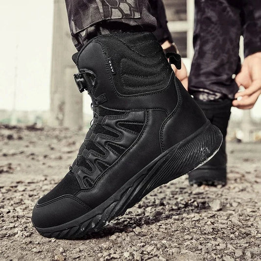 RAIDCORE V6 – Tactical Ankle Boots, Zip-Up, Waterproof, Desert-Ready Combat Sole