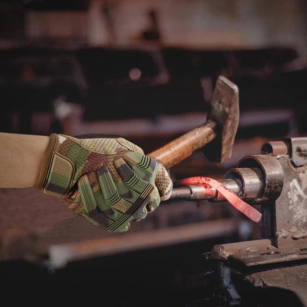 VANGUARD B53 – Tactical Fingerless Gloves, Reinforced Palm, Breathable Grip, Half-Finger Ops