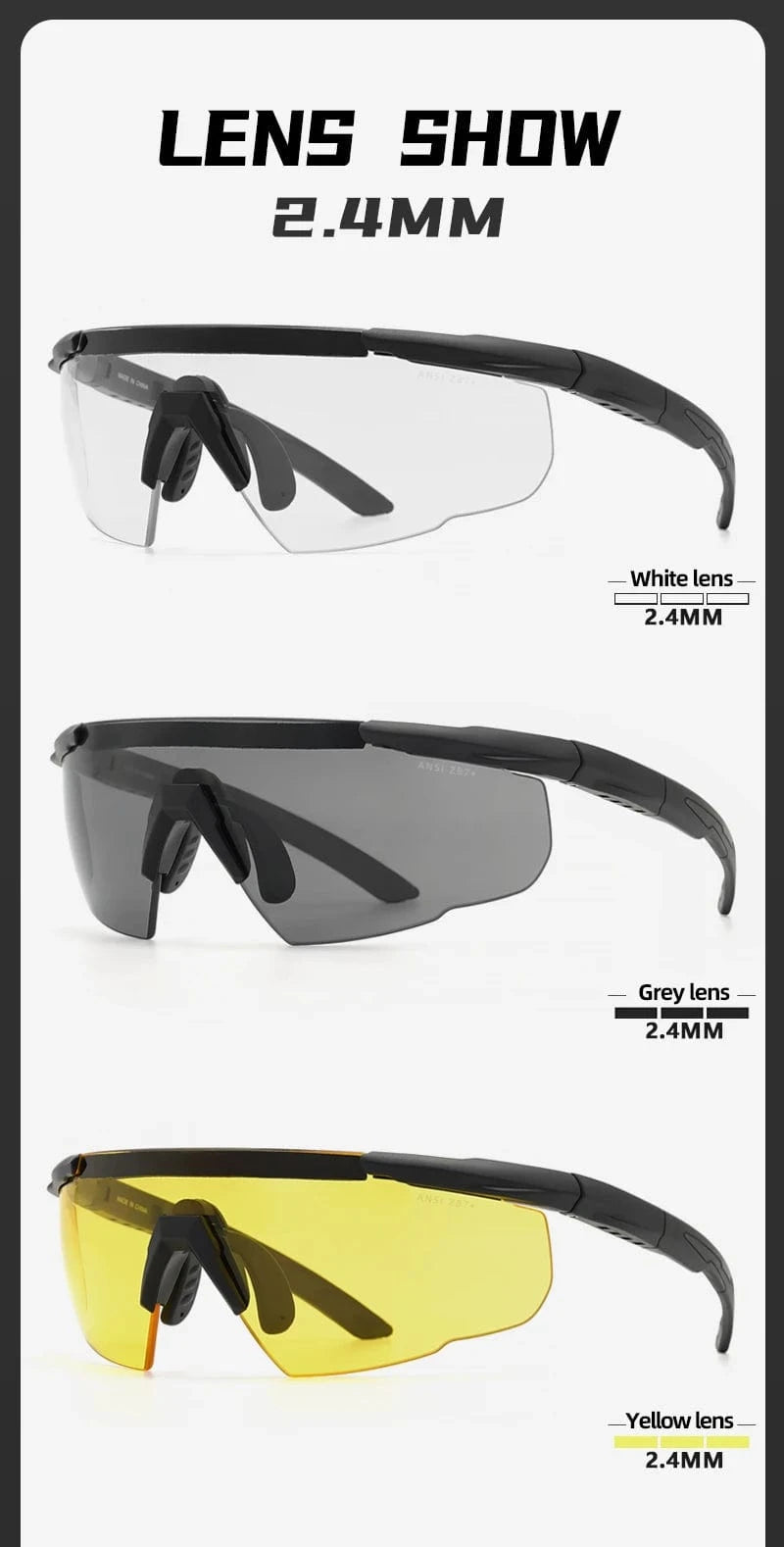 VORTEX M503 – Modular Tactical Goggles System with 3-Lens Kit