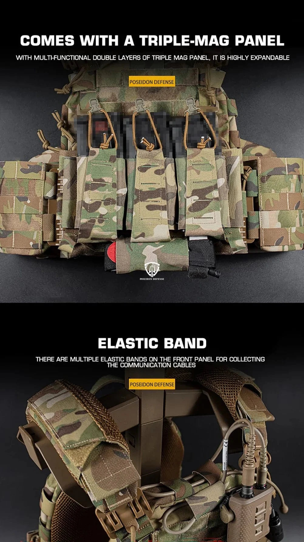 REAPER ARC VEST – Quick-Release Tactical Carrier w/ Mag Pouches & Drop Bag