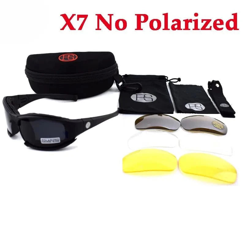 X7-R FALCON EYE™ – Tactical Ballistic Eyewear Kit with Multi-Lens System