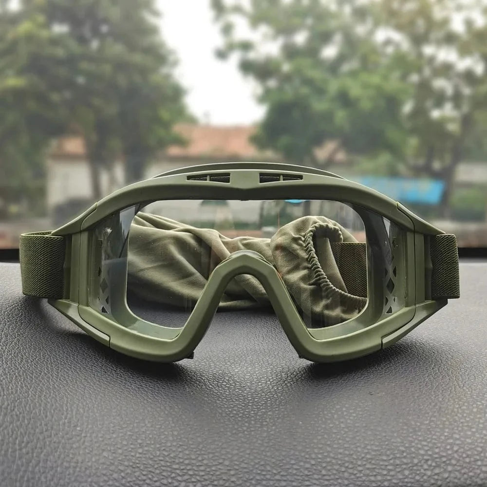PHANTOM L-07 – Desert Tactical Goggles with Full Seal & Shock Shield