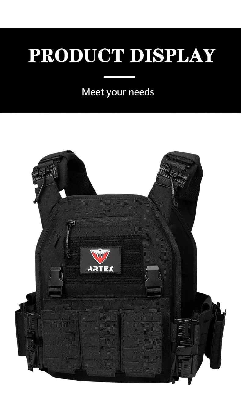 RAPTORCORE V1 Quick-Release Plate Carrier – Modular Tactical Vest