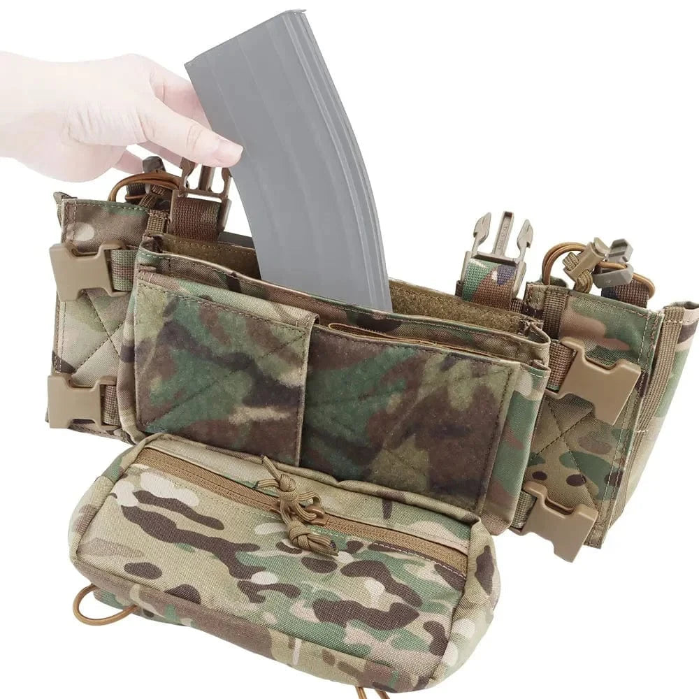 MK4 MICRO CHEST RIG – Modular Tactical Harness | 500D Nylon | YKK | Multicam Variants