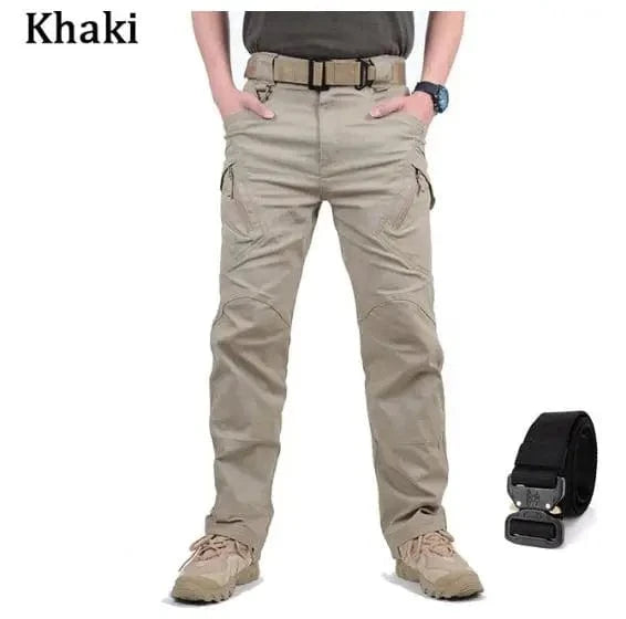 IRONFLEX SWAT COMBAT JOGGERS – Waterproof Tactical Cargo Pants with Elastic Waist