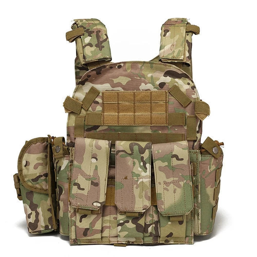 STRIKEWRAITH V2 – 600D MOLLE Tactical Vest, Adjustable Plate Carrier, Ops-Ready Loadout Rig
