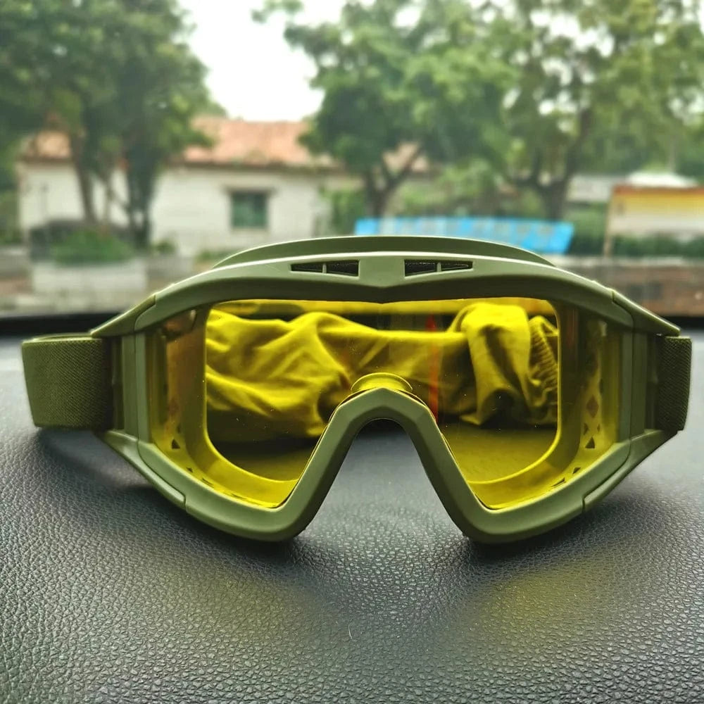 PHANTOM L-07 – Desert Tactical Goggles with Full Seal & Shock Shield
