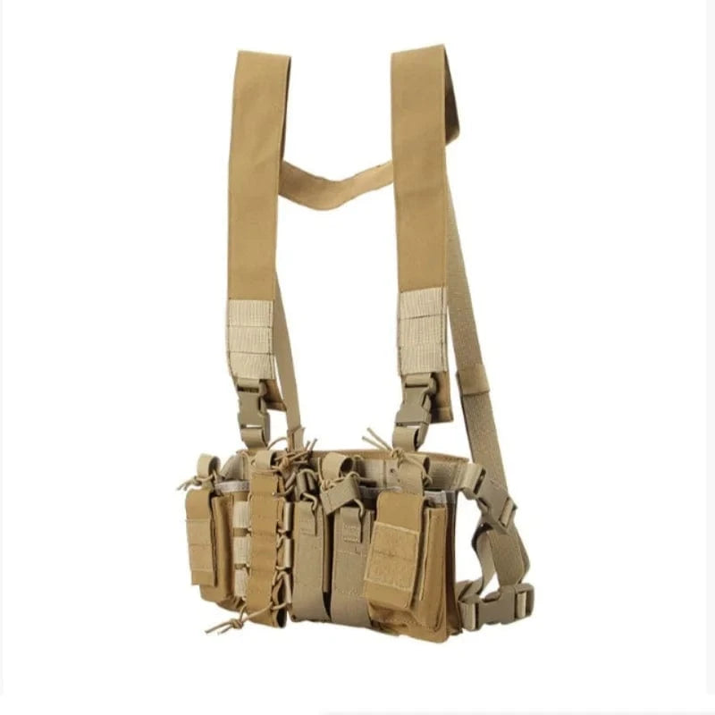 RECON RADIO HARNESS – Tactical Chest Rig Pouch for Comms, Maps & Utility Gear