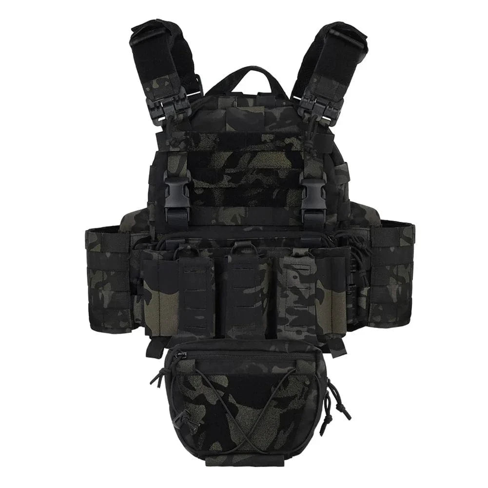 REAPER ARC VEST – Quick-Release Tactical Carrier w/ Mag Pouches & Drop Bag
